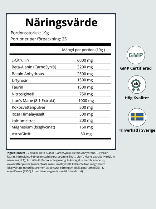 Black-Dolphine Stimfri Preworkout